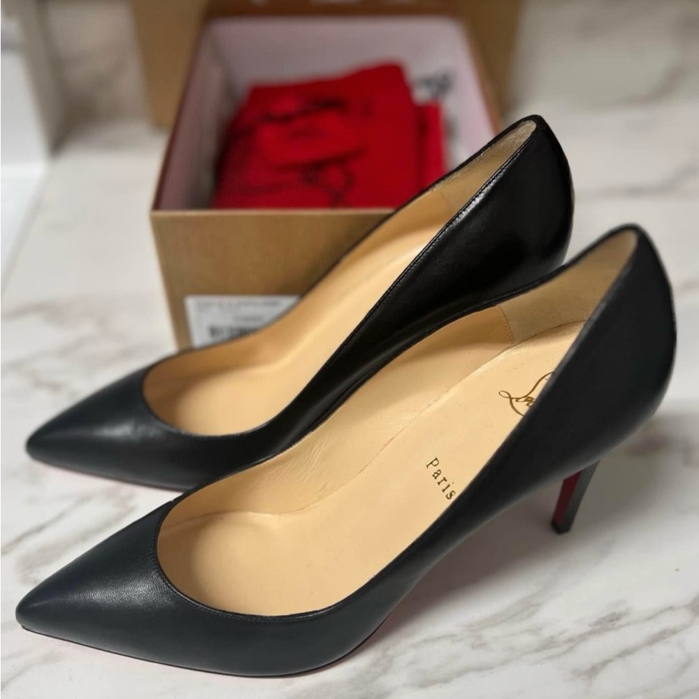 New! Christian Louboutin Pigalle 85 - Nappa Shiny - black size 42 ✨